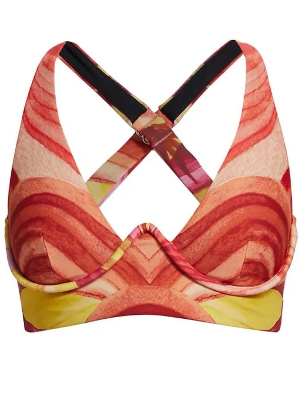 Andrea Iyamah Kasa Sunset Underwire Swim Bikini Top XS NEW NWT